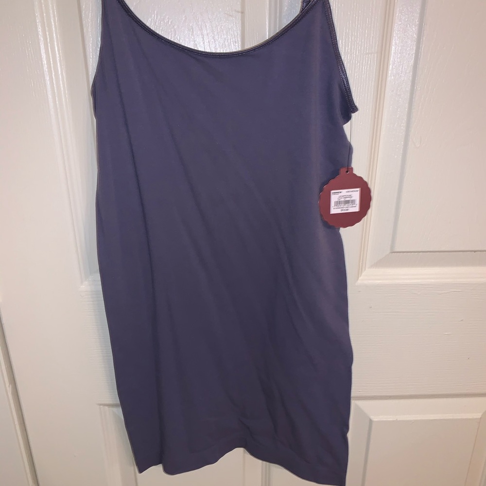 Matte dark purplish/blue seamless cami